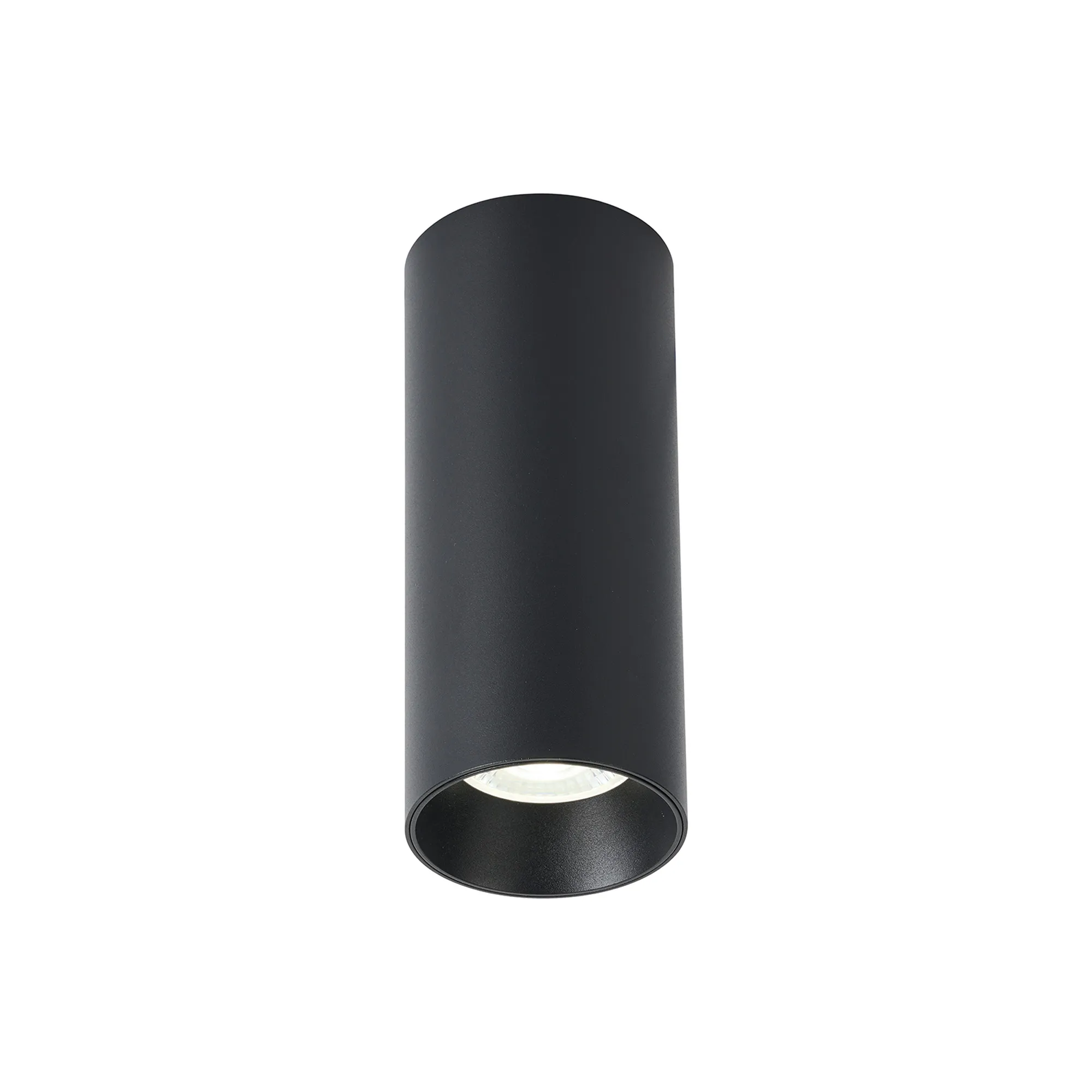DL350311  Eos 10 Triac Dimmable, Tridonic 10W 688lm 2700K ,12°, Black & Black, Surface LED Spotlight, Push Fit Fast Connector, IP20, 5yrs Warranty